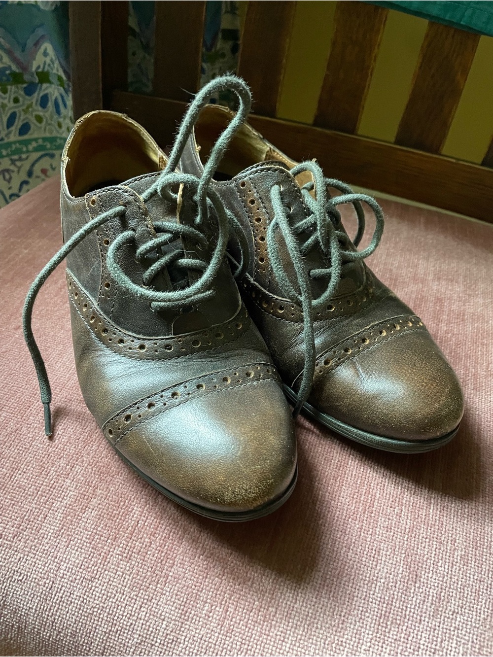 Born Women’s Brown Leather Oxfords